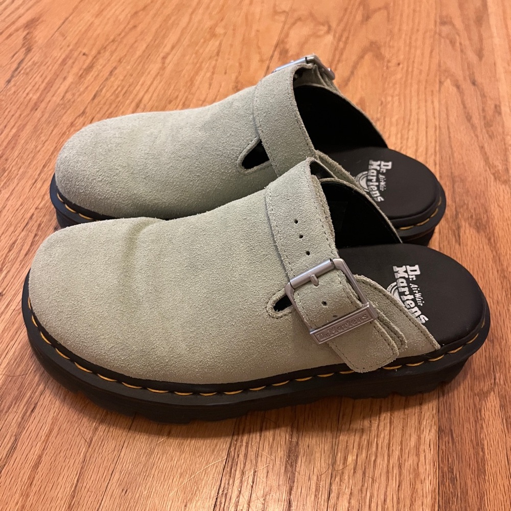 Dr. Martens Sage Suede Slip-On Mules